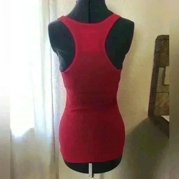Zenana Outfitters Red Muscle Long Top Y2K Women Medium - Picture 3 of 5